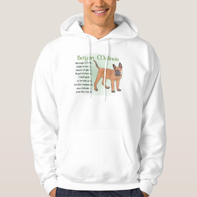 Sudadera Regalos belgas de Malinois (Anverso)