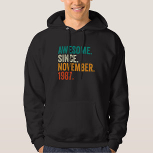Sudadera Regalos De 35 Años Impresionantes Desde Noviembre 
