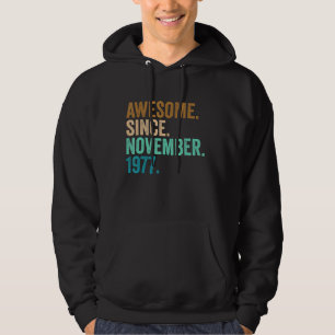 Sudadera Regalos De 45 Años Impresionantes Desde Noviembre