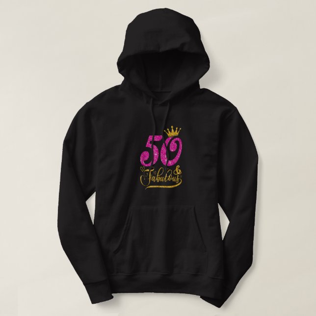 Sudadera Regalos de 50 años de antigüedad 50 y magnífico me (Diseño del anverso)