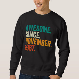 Sudadera Regalos De 55 Años Impresionantes Desde Noviembre