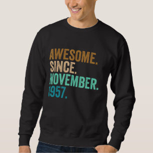 Sudadera Regalos De 65 Años Impresionantes Desde Noviembre