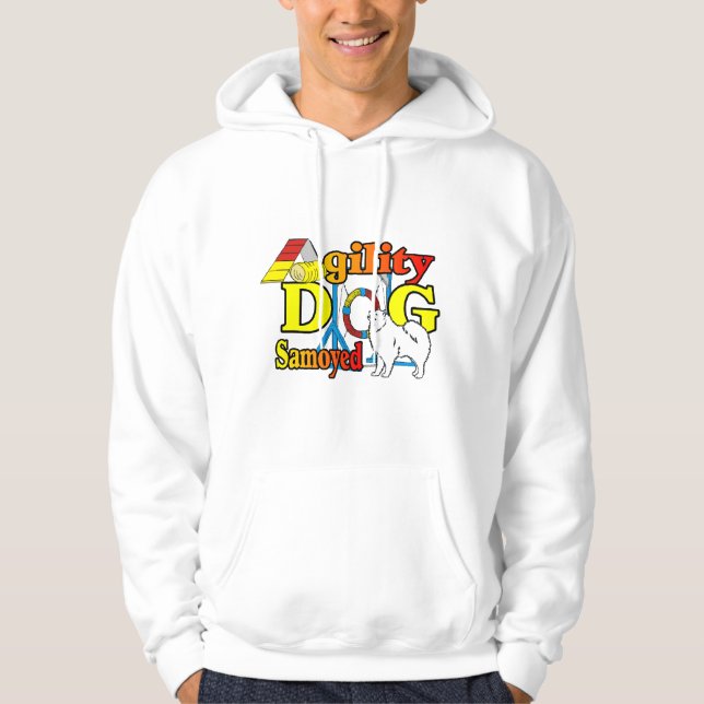 Sudadera Regalos de Agilidad Samoyed (Anverso)