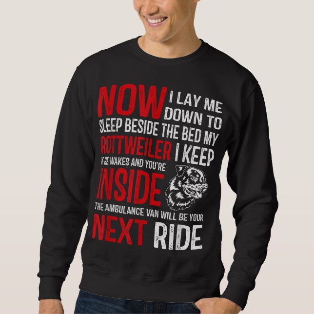 Sudadera Regalos de amor de perros de Rottweiler para mujer (Anverso)
