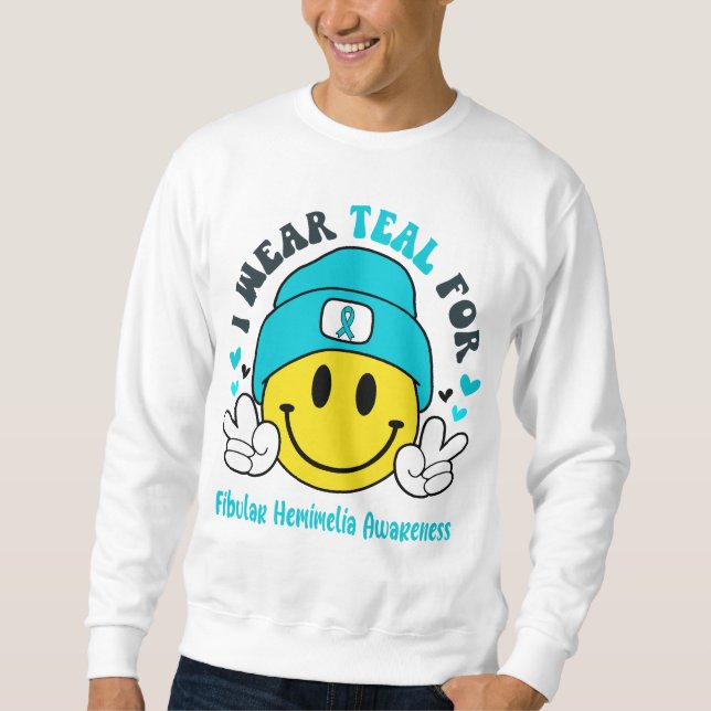 Sudadera Regalos de apoyo de la cinta Hemimelia Awareness (Anverso)