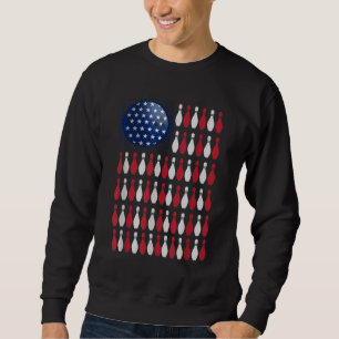 Sudadera Regalos De Bowler De La Bandera Americana Para El 