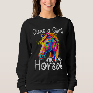 Sudadera Regalos de Caballo para Mujeres Chicos Niña Solo u