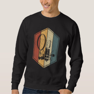 Sudadera Regalos de cantante Viejo Studio Micrófono Amante