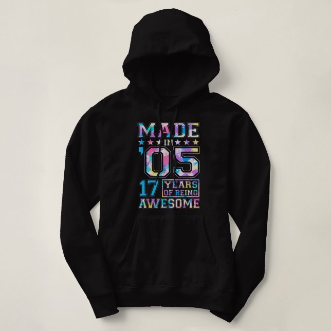 Sudadera Regalos de Chicas de 17 años por regalo de cumplea (Diseño del anverso)