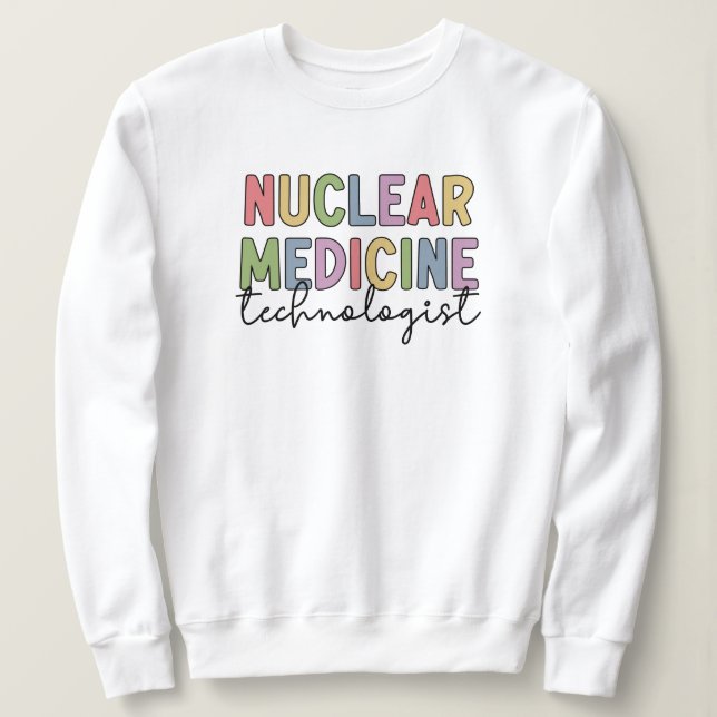 Sudadera Regalos de CNMT, técnico de medicina nuclear (Anverso del diseño)
