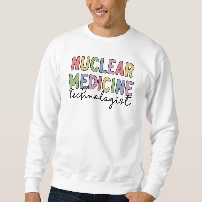 Sudadera Regalos de CNMT, técnico de medicina nuclear (Anverso)