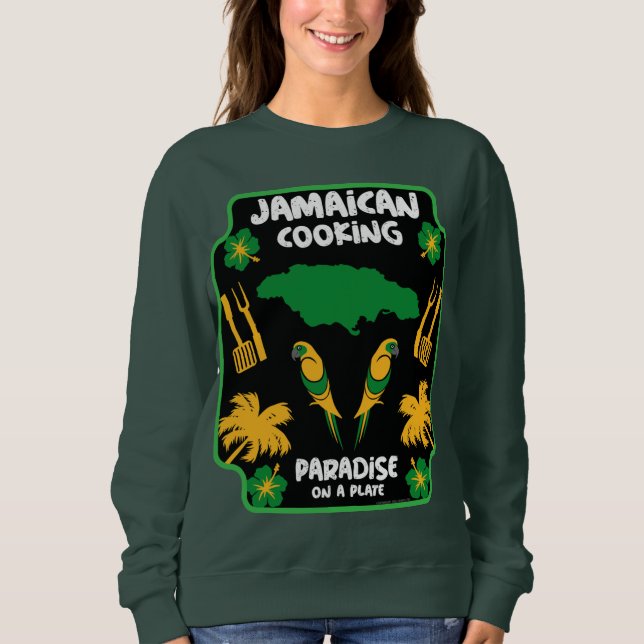 Sudadera Regalos de cocina jamaiquina (Anverso)