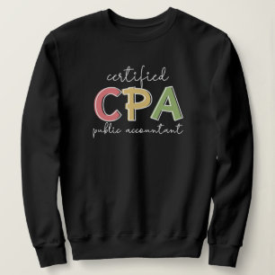Sudadera Regalos de contabilidad pública certificados por C