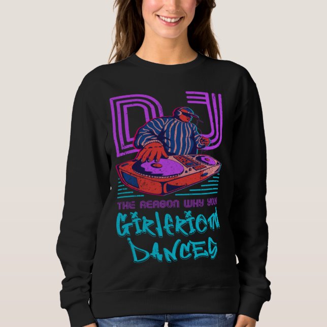 Sudadera Regalos de DJ Techno para jóvenes sonido techno si (Anverso)