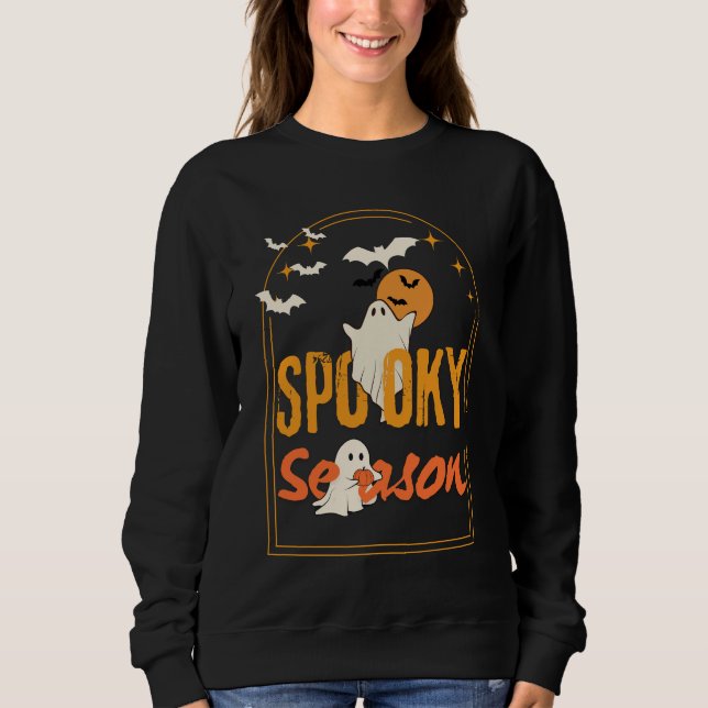Sudadera Regalos de Halloween retro de época de época de fa (Anverso)