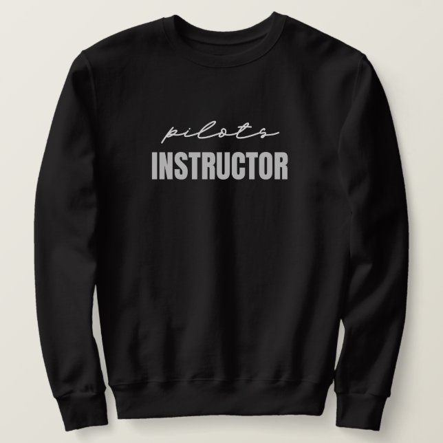 Sudadera Regalos de instructores piloto (Anverso del diseño)