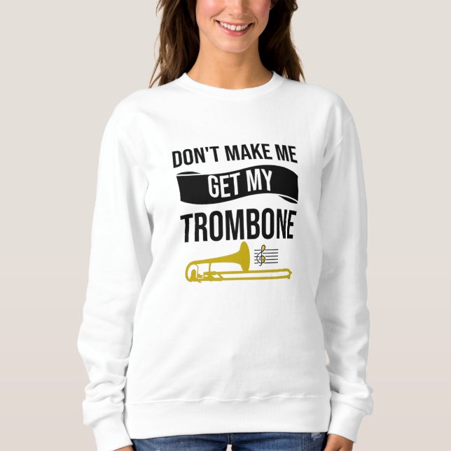 Sudadera Regalos de jugador de trombón | Trombonista de Ban (Anverso)