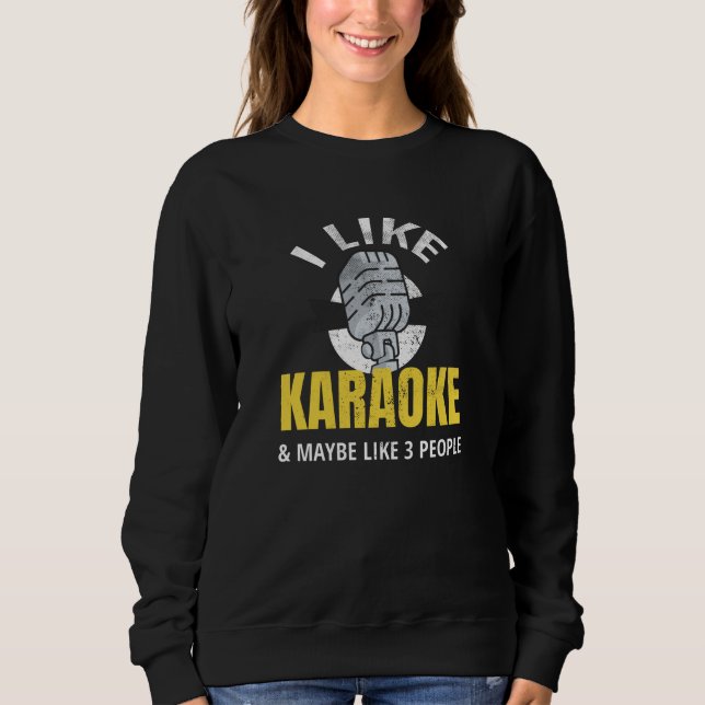 Sudadera Regalos de karaoke| Noche del karaoke para los ama (Anverso)