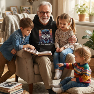 Sudadera Regalos de lobo personalizados para oficiales de p