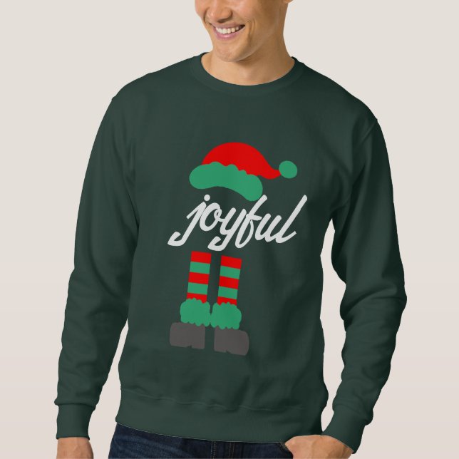 Sudadera Regalos de navidad | Joyful Santa Sweatshirt Hoodi (Anverso)