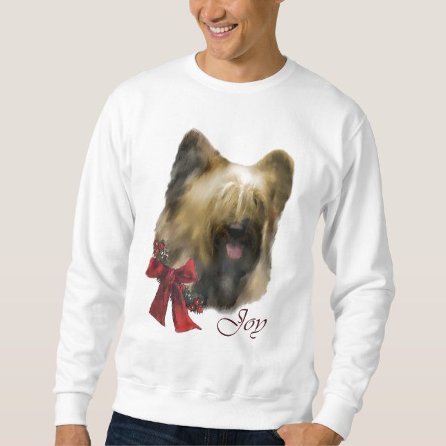 Sudadera Regalos de Navidades de Briard (Anverso)