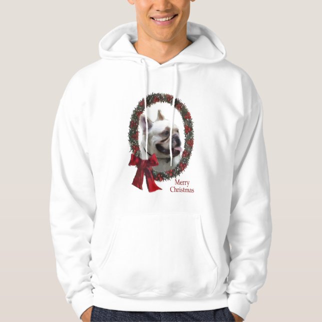 Sudadera Regalos de Navidades de Bulldog de Francia (Anverso)