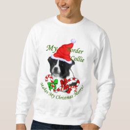 Sudadera Regalos de Navidades de Collie Fronterizo
