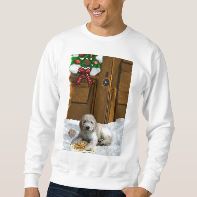 Sudadera Regalos de Navidades Goldendoodle (Anverso)