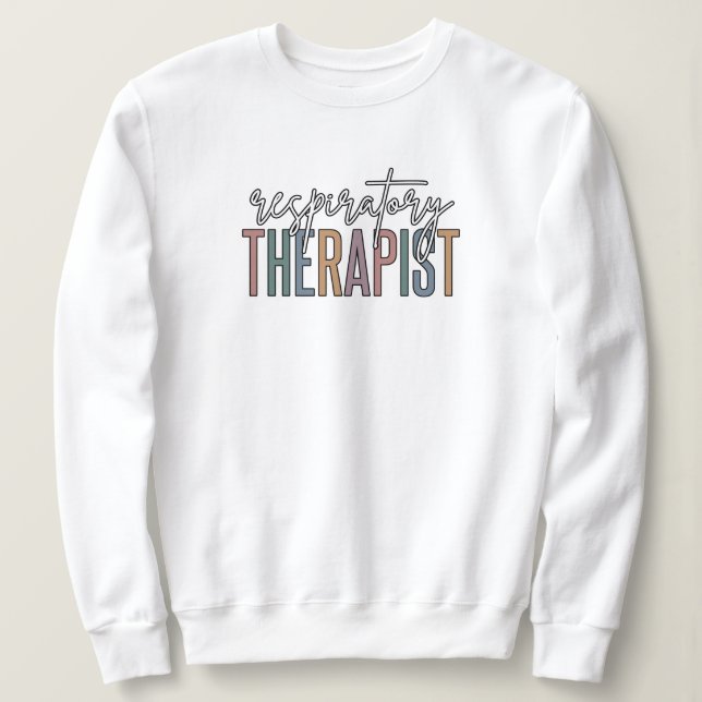 Sudadera Regalos de terapia respiratoria RT (Anverso del diseño)