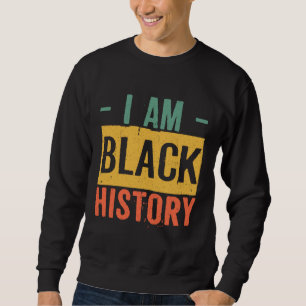 Sudadera Regalos del Mes de la Historia Negra Orgullo Negro