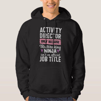 Sudadera Regalos Directora de Actividades Ninja Apreciación