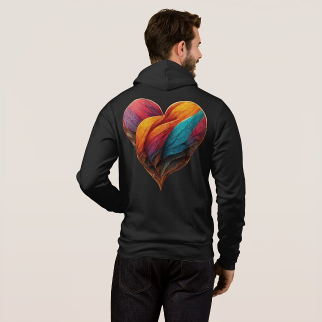 Sudadera Regalos el día de San Valentín para Novio (Reverso completo)