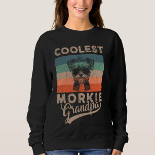 Sudadera Regalos más fríos para el abuelo de Morkie para lo