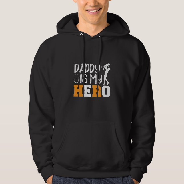 Sudadera Regalos Papá | Papá es mi héroe (Anverso)