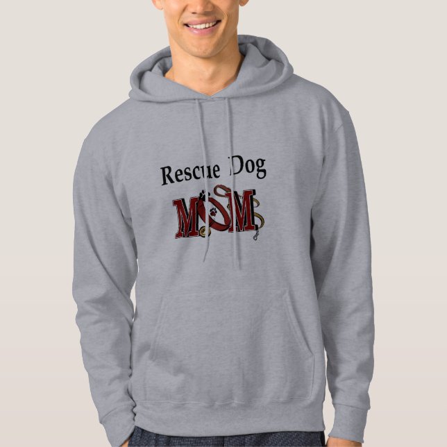 Sudadera Regalos para dueños de perros rescatados (Anverso)