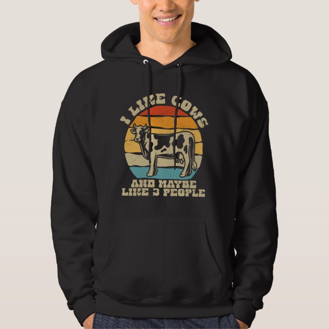 Sudadera Regalos para Granjeros de Vacas  (Anverso)