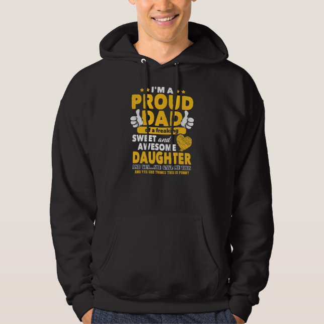 Sudadera Regalos para papá del divertido día del padre (Anverso)