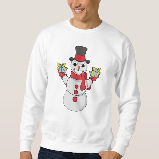 Sudadera Regalos para ti de Snowman (Anverso)