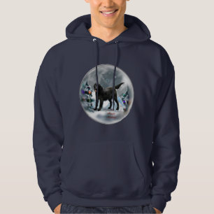 Sudadera Regalos Plano-Revestidos del navidad del perro