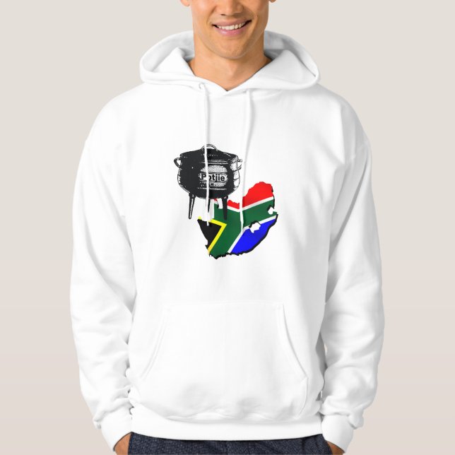 Sudadera Regalos surafricanos de la bandera de los amantes (Anverso)