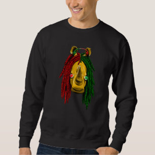 Sudadera Reggae Cool Rhino Rastas Dreadlocks Rasta