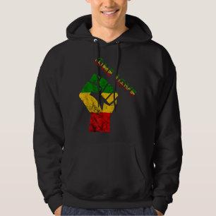 Sudadera Reggae Fist Rasta Reggae Music One Love Jamaica Ra