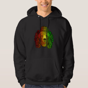 Sudadera Reggae Guay Grizzly Bear Viene Dreadlocks Rasta