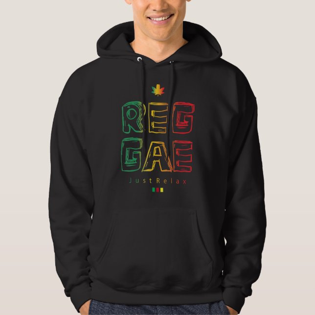 Sudadera Reggae Just Relax (Anverso)