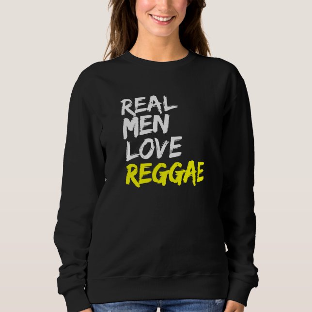 Sudadera Reggae masculino dice amor al rastafari Jamaica (Anverso)