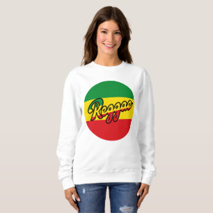 Sudadera Reggae Music con colores de bandera de reggae