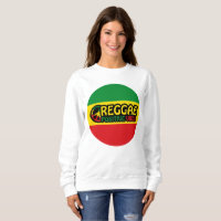 Reggae Music con vibraciones positivas y bandera d