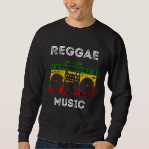 Sudadera Reggae Music Musicbox Boombox Raíces rastafari Ras