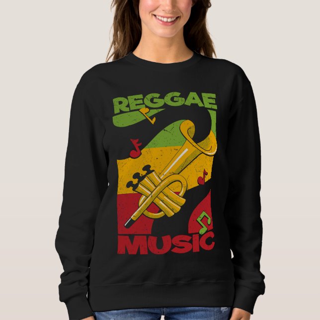 Sudadera Reggae Music Rastafari Rasta Jamaica Reggae (Anverso)