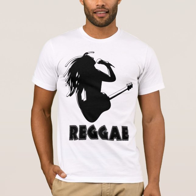 Sudadera Reggae Music Rastaman Guitar Silhouette Personaliz (Anverso)